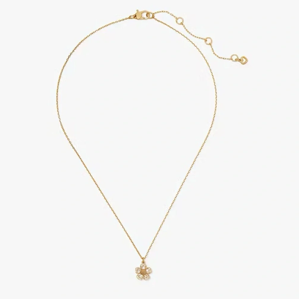 Kate Spade fleurette gold necklace.